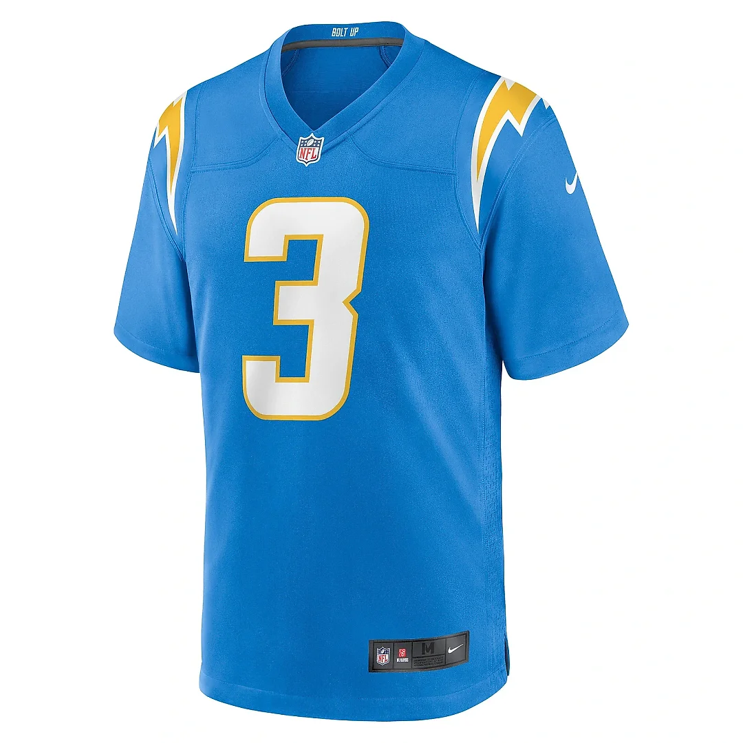 Zennovawear Men's Los Angeles Chargers Derwin James Jr. Powder Blue Game Jersey