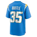 Zennovawear Men's Los Angeles Chargers Dicaprio Bootle Powder Blue Team Game Jersey
