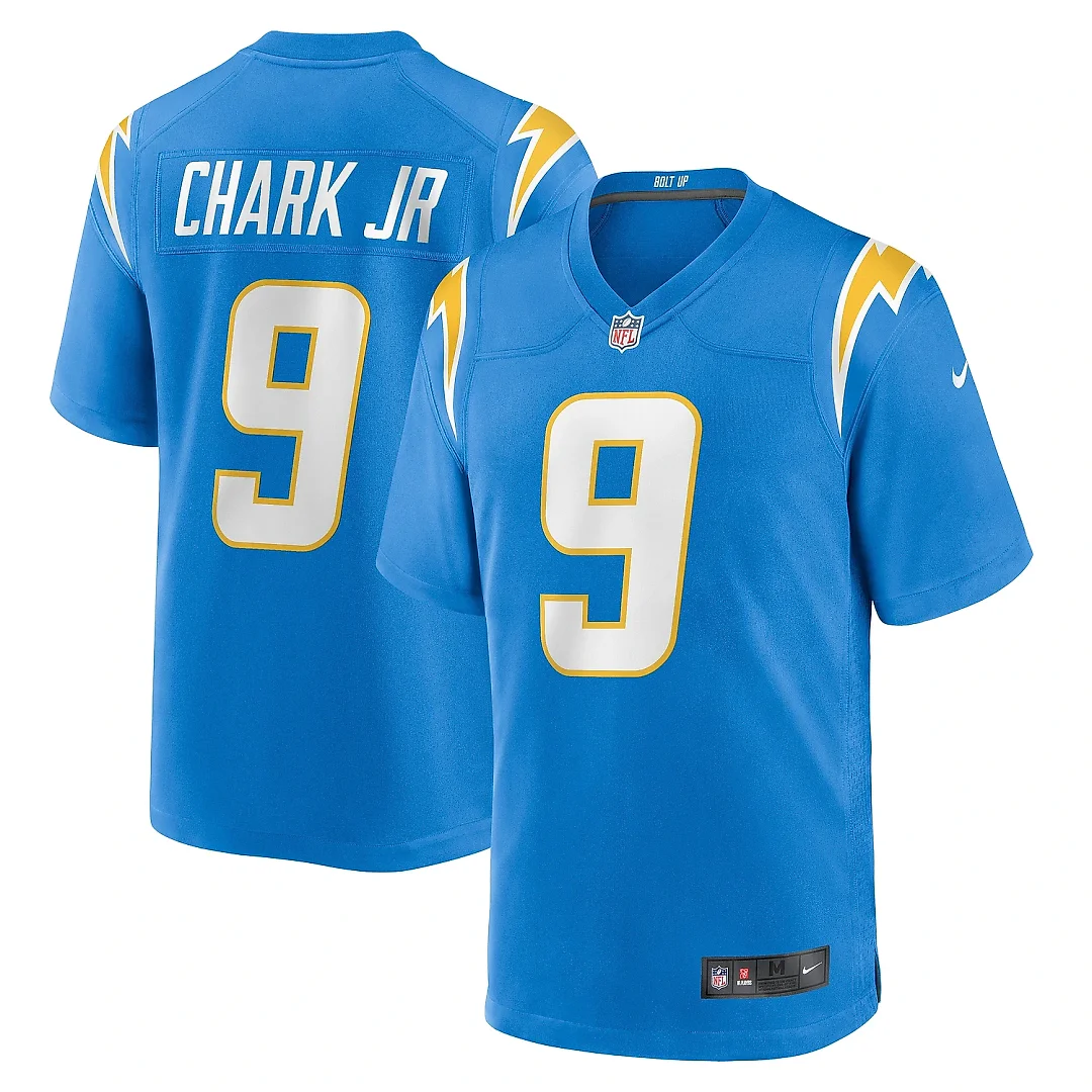 Zennovawear Men's Los Angeles Chargers DJ Chark Jr. Powder Blue Game Jersey