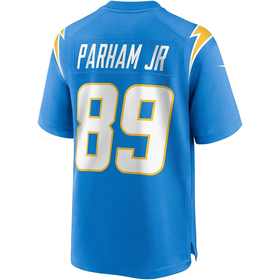 Zennovawear Men's Los Angeles Chargers Donald Parham Jr. Powder Blue Game Jersey