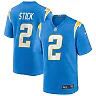Zennovawear Men's Los Angeles Chargers Easton Stick Powder Blue Game Jersey
