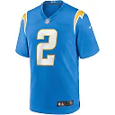 Zennovawear Men's Los Angeles Chargers Easton Stick Powder Blue Game Jersey