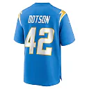 Zennovawear Men's Los Angeles Chargers Elijah Dotson Powder Blue Team Game Jersey