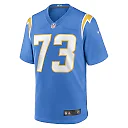 Zennovawear Men's Los Angeles Chargers Foster Sarell Powder Blue Game Player Jersey