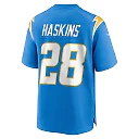 Zennovawear Men's Los Angeles Chargers Hassan Haskins Powder Blue Team Game Jersey