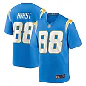 Zennovawear Men's Los Angeles Chargers Hayden Hurst Powder Blue Game Jersey