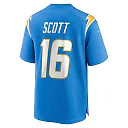Zennovawear Men's Los Angeles Chargers JK Scott Powder Blue Game Jersey