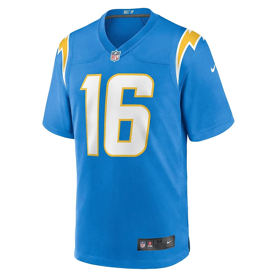 Zennovawear Men's Los Angeles Chargers JK Scott Powder Blue Game Jersey
