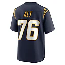 Zennovawear Men's Los Angeles Chargers Joe Alt Navy Player Game Jersey