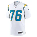 Zennovawear Men's Los Angeles Chargers Joe Alt White Player Game Jersey