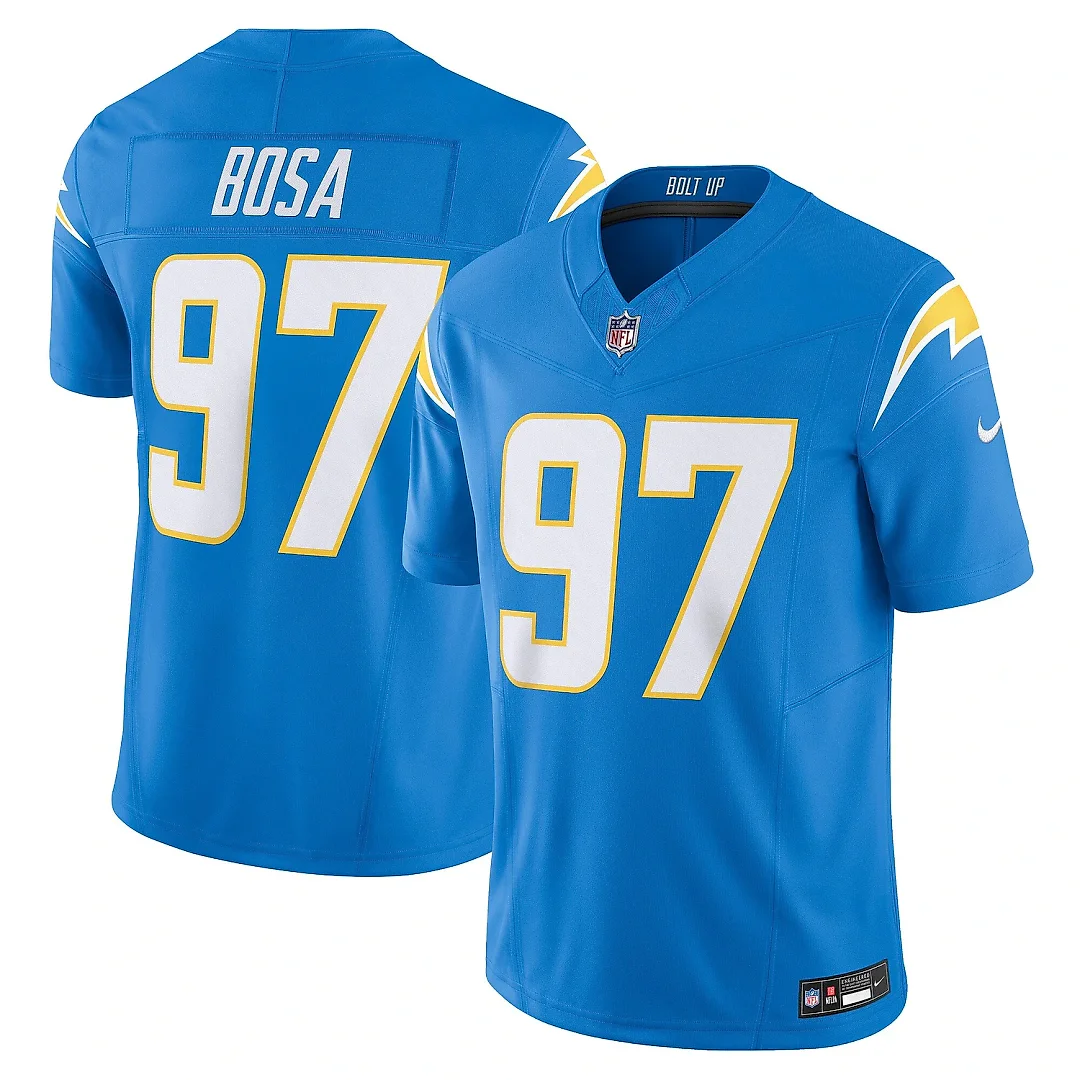 Zennovawear Men's Los Angeles Chargers Joey Bosa Powder Blue Vapor F.U.S.E. Limited Jersey