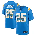 Zennovawear Men's Los Angeles Chargers Joshua Kelley Powder Blue Game Jersey