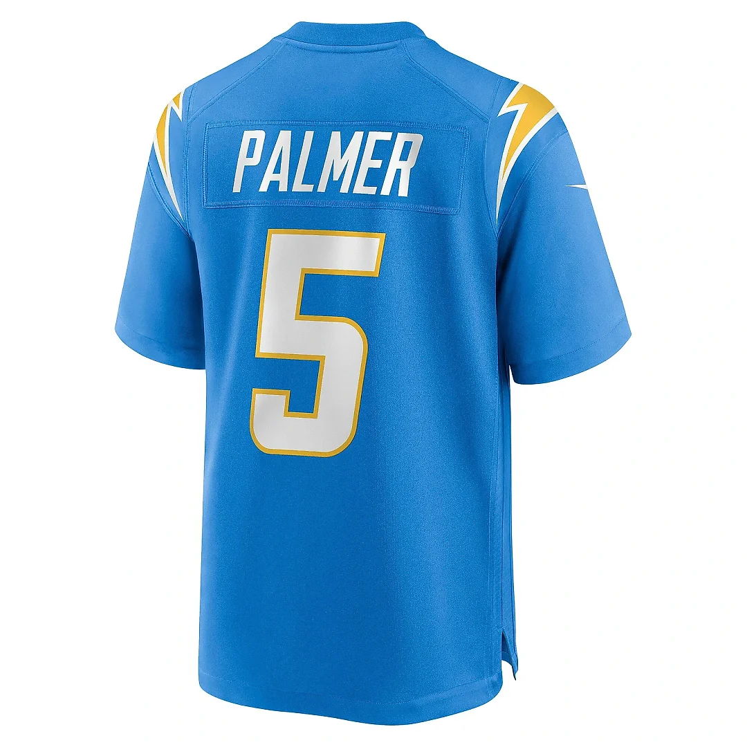 Zennovawear Men's Los Angeles Chargers Joshua Palmer Powder Blue Game Player Jersey