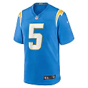 Zennovawear Men's Los Angeles Chargers Joshua Palmer Powder Blue Game Player Jersey