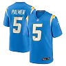 Zennovawear Men's Los Angeles Chargers Joshua Palmer Powder Blue Game Player Jersey