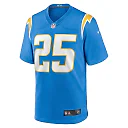 Zennovawear Men's Los Angeles Chargers Junior Colson Powder Blue Team Game Jersey