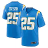 Zennovawear Men's Los Angeles Chargers Junior Colson Powder Blue Team Game Jersey