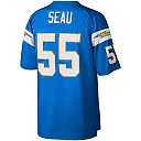 Zennovawear Men's Los Angeles Chargers Junior Seau Mitchell & Ness Powder Blue Big & Tall 2002 Retired Player Jersey