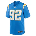 Zennovawear Men's Los Angeles Chargers Justin Eboigbe Powder Blue Team Game Jersey