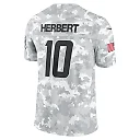 Zennovawear Men's Los Angeles Chargers Justin Herbert Arctic Camo 2024 Salute to Service Limited Jersey