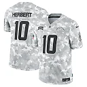 Zennovawear Men's Los Angeles Chargers Justin Herbert Arctic Camo 2024 Salute to Service Limited Jersey
