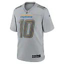 Zennovawear Men's Los Angeles Chargers Justin Herbert Gray Atmosphere Fashion Game Jersey