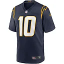 Zennovawear Men's Los Angeles Chargers Justin Herbert Navy Game Jersey
