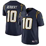 Zennovawear Men's Los Angeles Chargers Justin Herbert Navy Vapor Limited Jersey