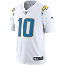 Zennovawear Men's Los Angeles Chargers Justin Herbert White Vapor Limited Jersey