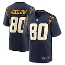 Zennovawear Men's Los Angeles Chargers Kellen Winslow Navy Retired Player Jersey