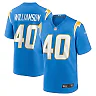 Zennovawear Men's Los Angeles Chargers Kendall Williamson Powder Blue Team Game Jersey