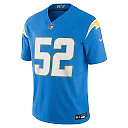 Zennovawear Men's Los Angeles Chargers Khalil Mack Powder Blue Vapor F.U.S.E. Limited Jersey