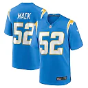 Zennovawear Men's Los Angeles Chargers Khalil Mack Powder Blue Game Jersey