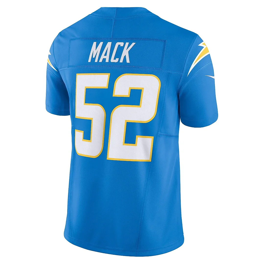 Zennovawear Men's Los Angeles Chargers Khalil Mack Powder Blue Vapor F.U.S.E. Limited Jersey