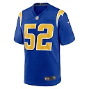 Zennovawear Men's Los Angeles Chargers Khalil Mack Royal Alternate Game Jersey