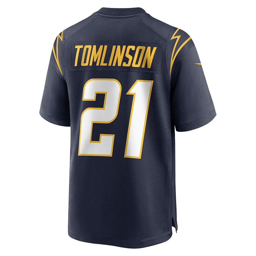 Zennovawear Men's Los Angeles Chargers LaDainian Tomlinson Navy Retired Player Jersey