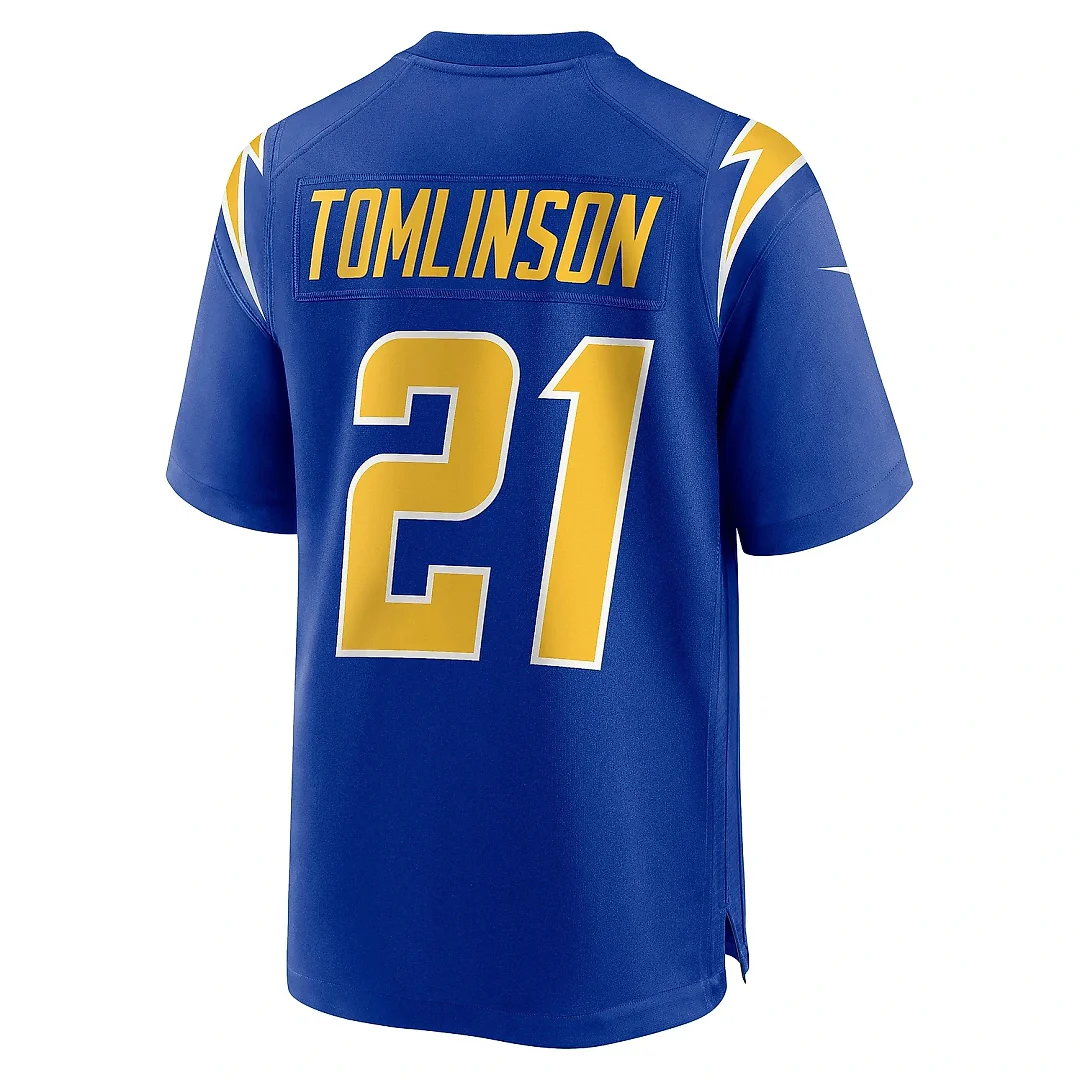 Zennovawear Men's Los Angeles Chargers LaDainian Tomlinson Royal Retired Player Alternate Game Jersey