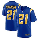 Zennovawear Men's Los Angeles Chargers LaDainian Tomlinson Royal Retired Player Alternate Game Jersey