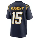 Zennovawear Men's Los Angeles Chargers Ladd McConkey Navy Alternate Game Jersey
