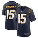 Zennovawear Men's Los Angeles Chargers Ladd McConkey Navy Alternate Game Jersey