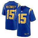 Zennovawear Men's Los Angeles Chargers Ladd McConkey Royal Alternate Game Jersey