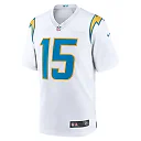 Zennovawear Men's Los Angeles Chargers Ladd McConkey White Game Jersey