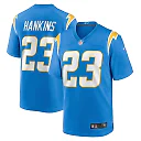 Zennovawear Men's Los Angeles Chargers Matt Hankins Powder Blue Team Game Jersey