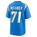 Zennovawear Men's Los Angeles Chargers McFadden Powder Blue Team Game Jersey