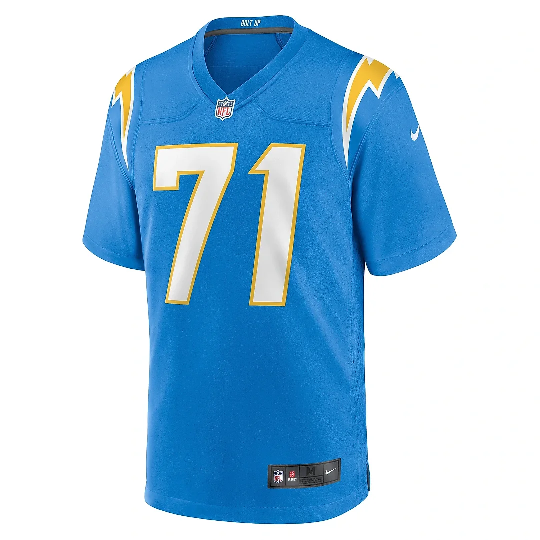 Zennovawear Men's Los Angeles Chargers McFadden Powder Blue Team Game Jersey