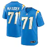 Zennovawear Men's Los Angeles Chargers McFadden Powder Blue Team Game Jersey