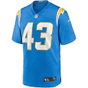 Zennovawear Men's Los Angeles Chargers Michael Davis Powder Blue Game Jersey