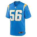 Zennovawear Men's Los Angeles Chargers Morgan Fox Powder Blue Player Game Jersey