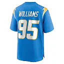 Zennovawear Men's Los Angeles Chargers Nicholas Williams Powder Blue Team Game Jersey