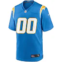 Zennovawear Men's Los Angeles Chargers Powder Blue Custom Game Jersey